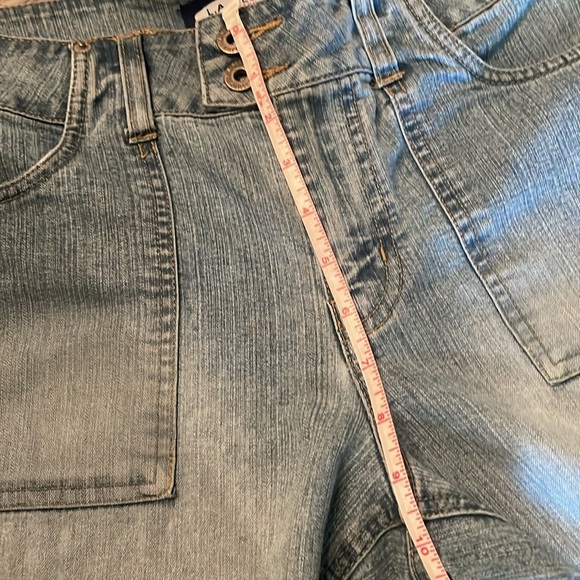 LA Blues stretch cuffed jean capris size 8 - Picture 5 of 7